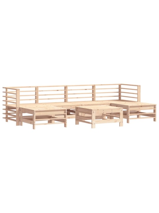 7-osaline aiadiivanikomplekt, männipuit