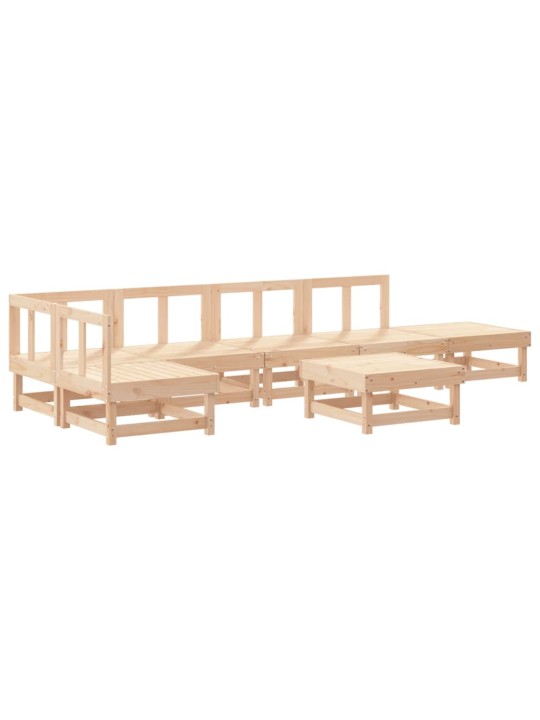 7-osaline aiadiivanikomplekt, männipuit