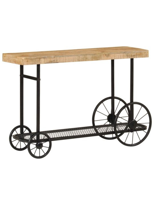 KONSOOLLAUD, 112 X 36 X 76 CM, MANGOPUIT JA RAUD