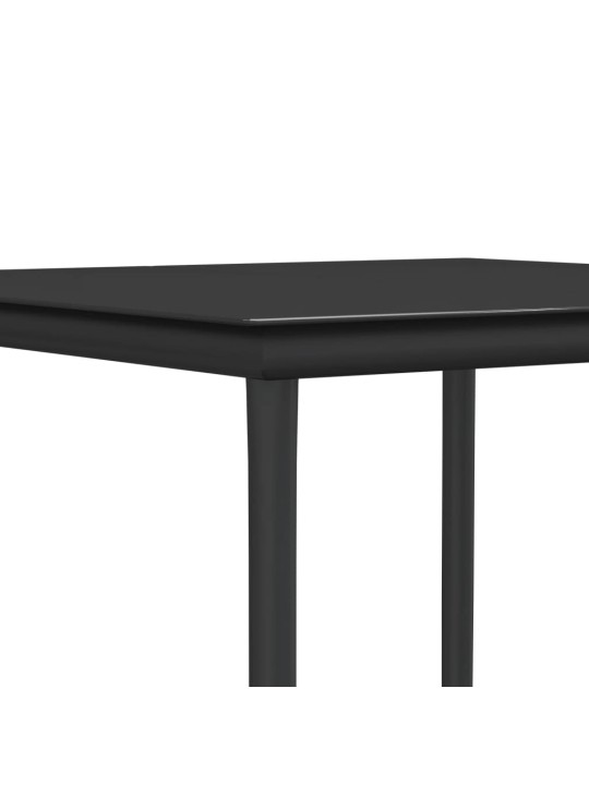 3-osaline aia söögimööbli komplekt istmepatjadega, rotang/teras