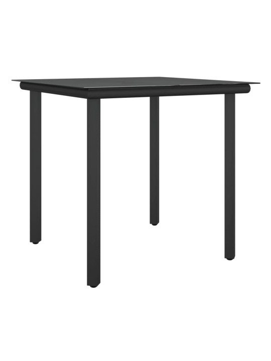 3-osaline aia söögimööbli komplekt istmepatjadega, rotang/teras