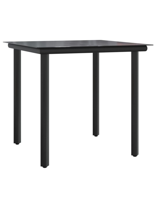 3-osaline aia söögimööbli komplekt istmepatjadega, rotang/teras