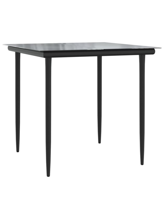 3-osaline aia söögimööbli komplekt istmepatjadega, rotang/teras