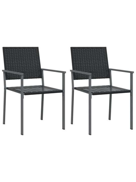 3-osaline aia söögimööbli komplekt, polürotang ja teras