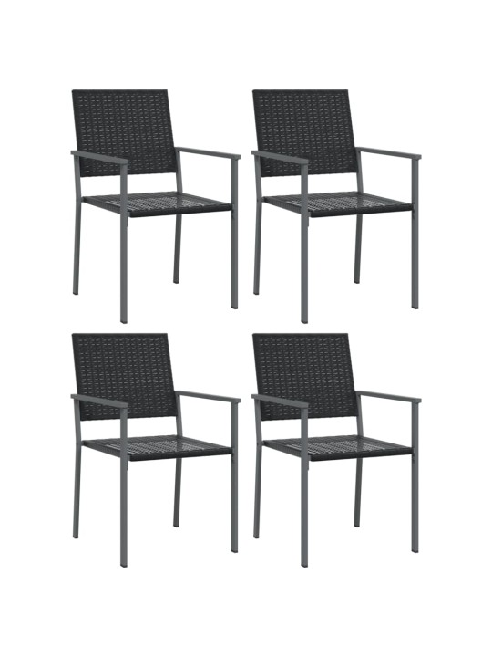 5-osaline aia söögimööbli komplekt, polürotang ja teras