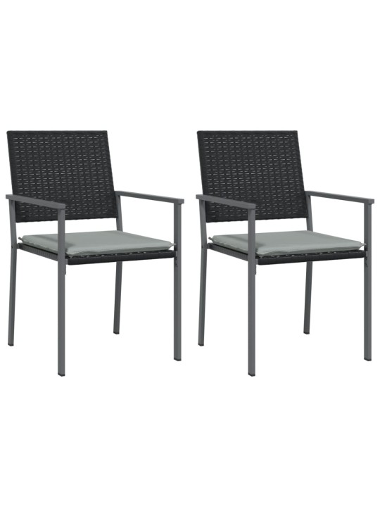 3-osaline aia söögimööbli komplekt istmepatjadega, rotang/teras