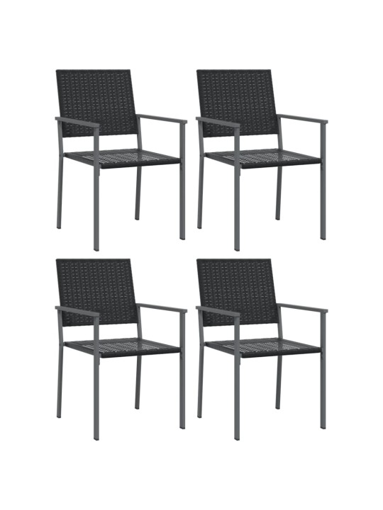 5-osaline aia söögimööbli komplekt, polürotang ja teras