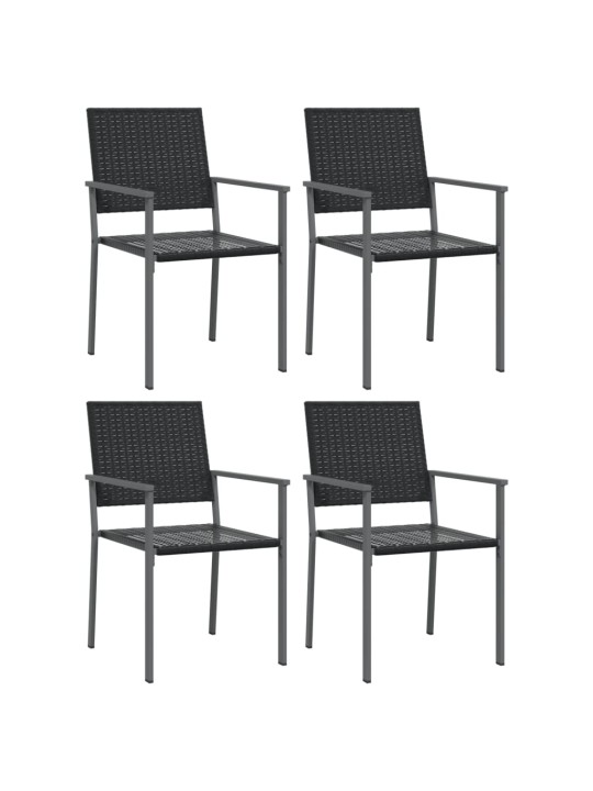 5-osaline aia söögimööbli komplekt, polürotang ja teras