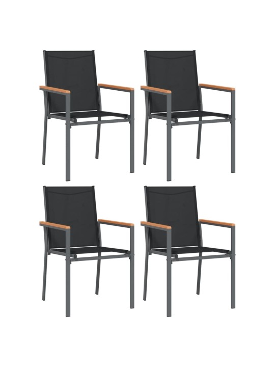 AIATOOLID 4 TK, MUST, 55 X 61,5 X 90 CM, TEKSTILEEN JA TERAS