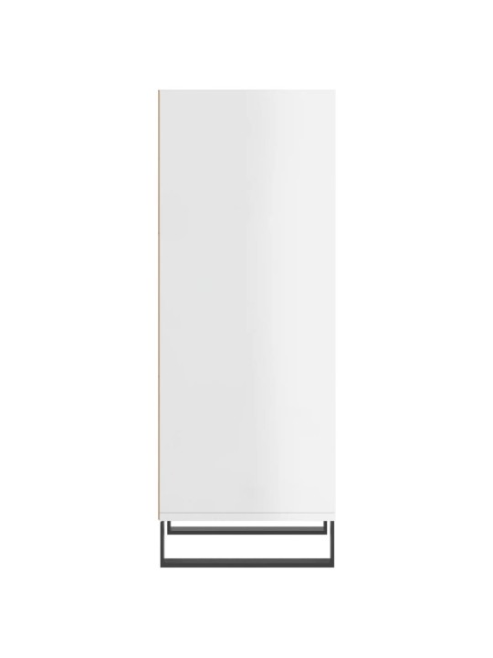 Puhvetkapp, kõrgläikega valge, 34,5 x 32,5 x 90 cm, tehispuit