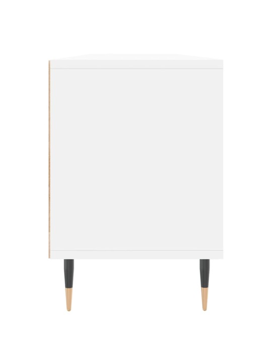 Telerikapp, valge, 150 x 30 x 44,5 cm, tehispuit