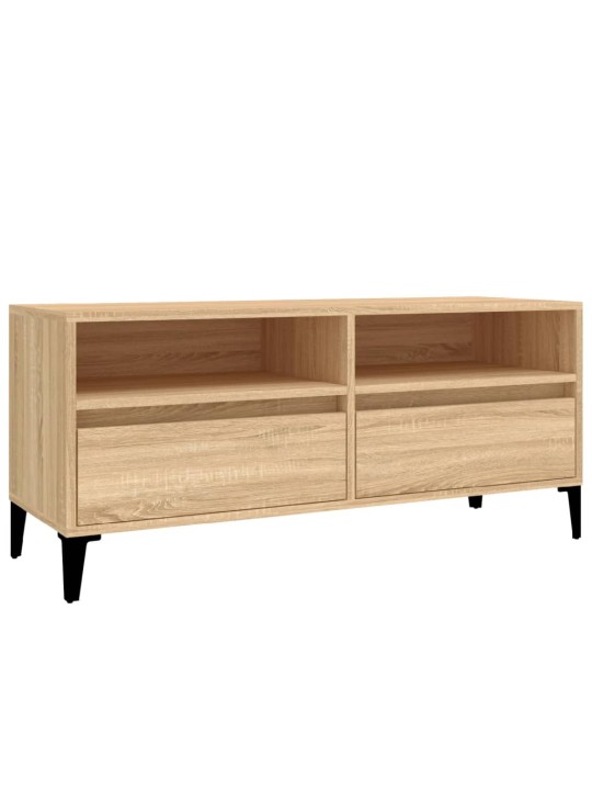 Telerikapp, sonoma tamm, 100x34,5x44,5 cm, tehispuit
