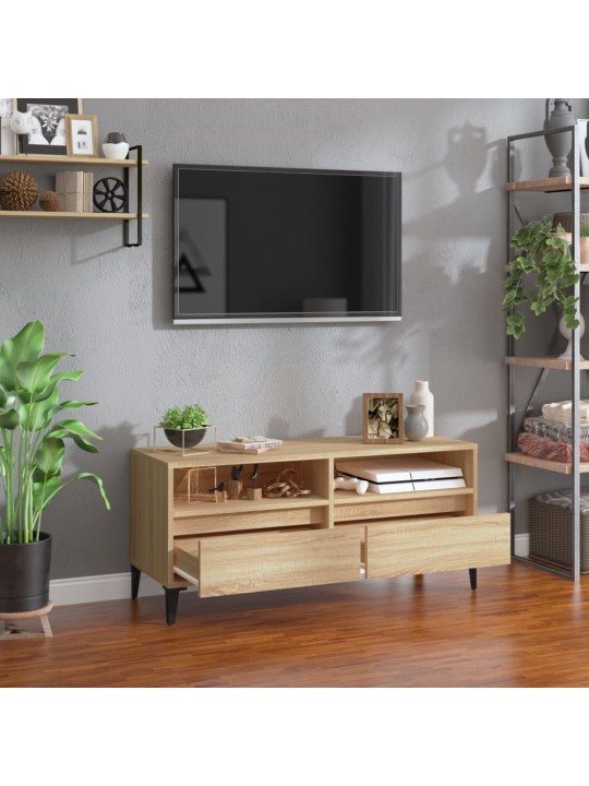 Telerikapp, sonoma tamm, 100x34,5x44,5 cm, tehispuit
