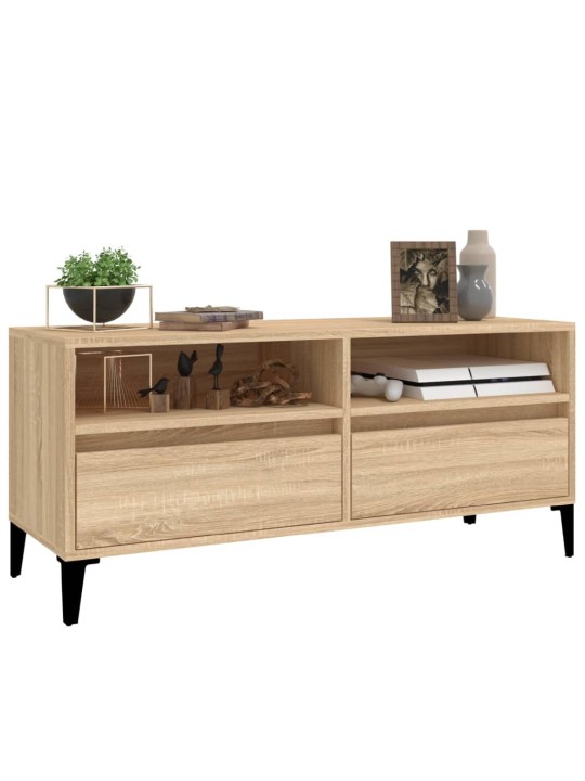 Telerikapp, sonoma tamm, 100x34,5x44,5 cm, tehispuit