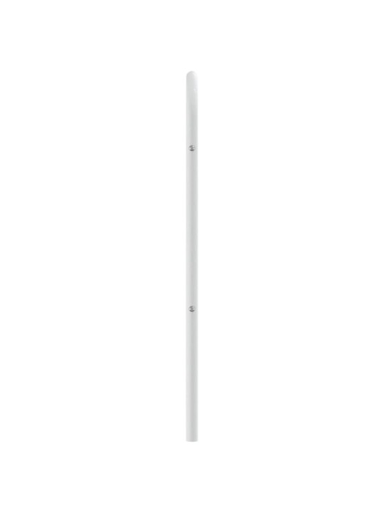 Metallist voodipeats, valge, 107 cm