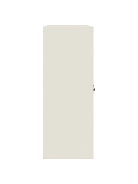 Dokumendikapp, valge, 90 x 40 x 105 cm, teras
