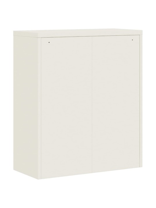 Dokumendikapp, valge, 90 x 40 x 105 cm, teras