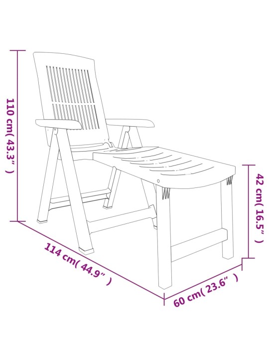 Päevitustool, antratsiithall, plast