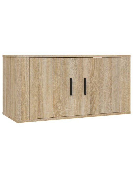 Seina telerikapid, 2 tk, sonoma tamm, 80 x 34,5 x 40 cm