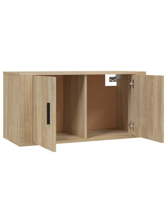 Seina telerikapid, 2 tk, sonoma tamm, 80 x 34,5 x 40 cm