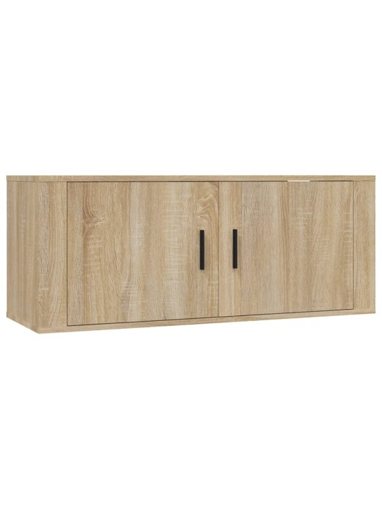 Seina telerikapid, 2 tk, sonoma tamm, 100 x 34,5 x 40 cm