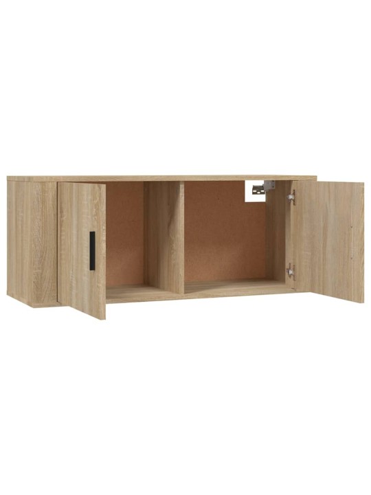 Seina telerikapid, 2 tk, sonoma tamm, 100 x 34,5 x 40 cm