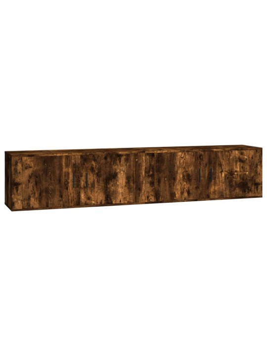 Seina telerikapid, 2 tk, suitsutatud tamm, 100x34,5x40 cm