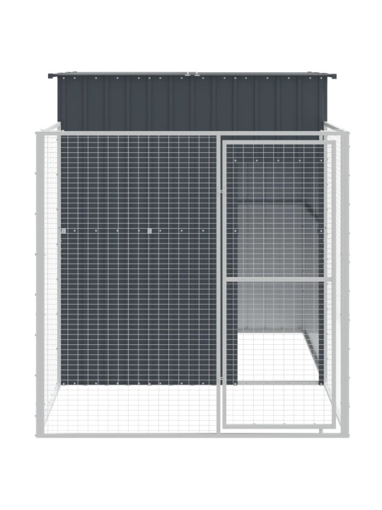 Koerakuut aedikuga, antratsiithall, 165x251x181 cm, teras