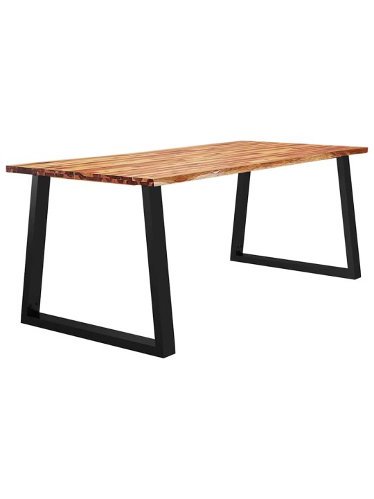NATURAALSETE SERVADEGA SÖÖGILAUD, 200X90X75 CM, AKAATSIAPUIT