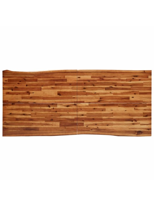 NATURAALSETE SERVADEGA SÖÖGILAUD, 200X90X75 CM, AKAATSIAPUIT