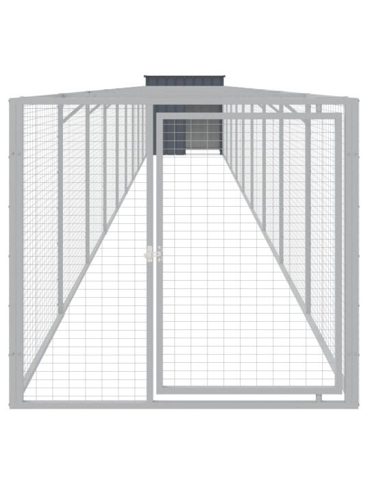 Koerakuut aedikuga, antratsiithall, 110x1017x110 cm, teras