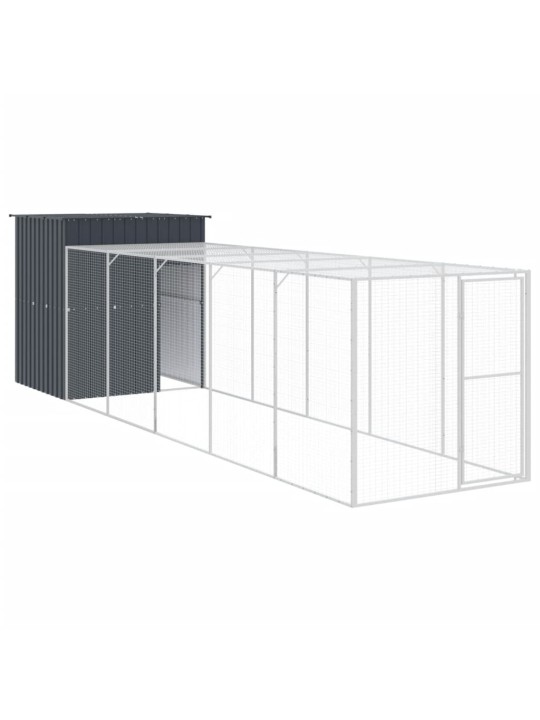 Kanapuur aedikuga, antratsiithall, 165x659x181 cm, teras