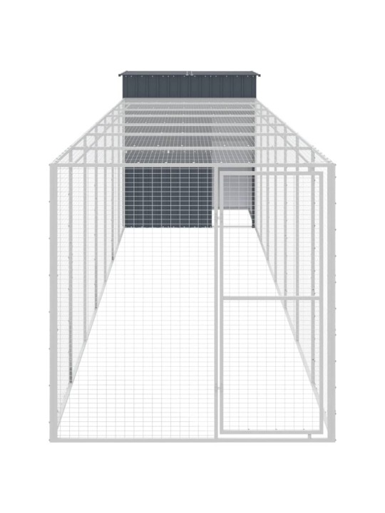 Kanapuur aedikuga, antratsiithall, 165x863x181 cm, teras