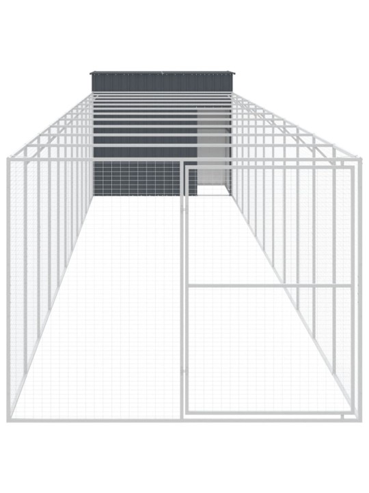 Koerakuut aedikuga, antratsiithall, 214x1273x181 cm, teras