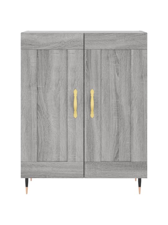 Kõrge kapp, hall sonoma tamm, 69,5 x 34 x 180 cm, tehispuit