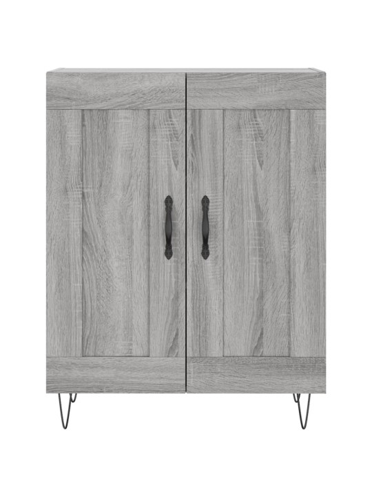 Kõrge kapp, hall sonoma tamm, 69,5 x 34 x 180 cm, tehispuit