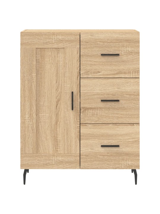 Kõrge kapp, sonoma tamm, 69,5 x 34 x 180 cm, tehispuit