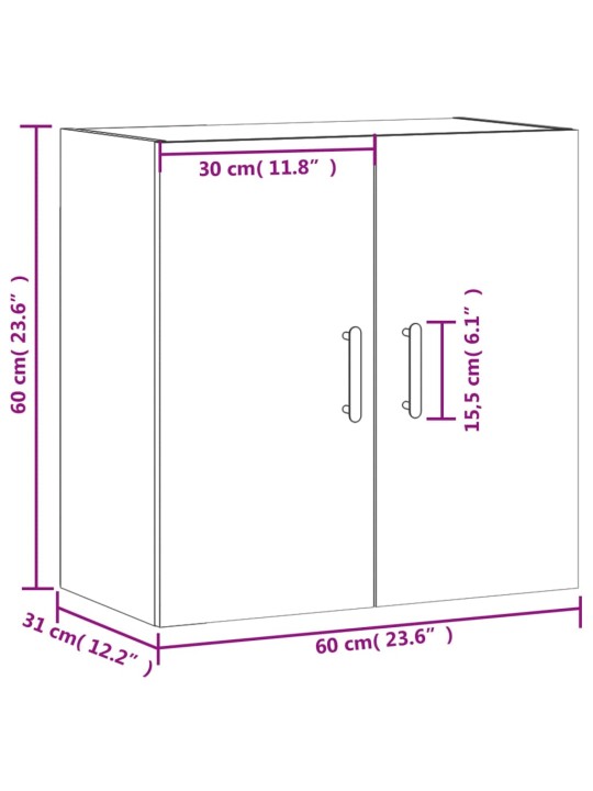 Seinakapp, betoonhall, 60 x 31 x 60 cm, tehispuit