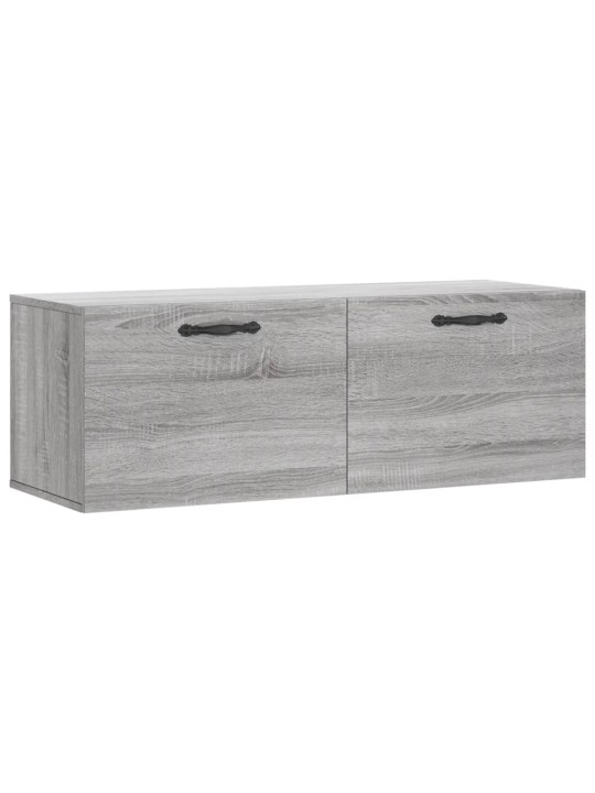Seinakapp, hall sonoma tamm 100 x 36,5 x 35 cm tehispuit