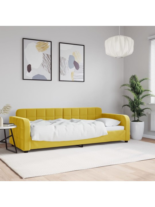 PÄEVAVOODI, KOLLANE, 80 X 200 CM, SAMET