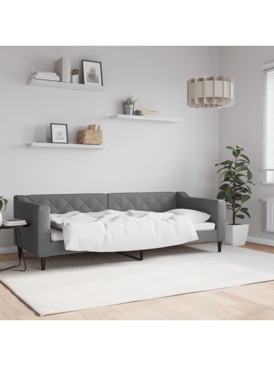 PÄEVAVOODI, TUMEHALL, 80X200 CM, KANGAS