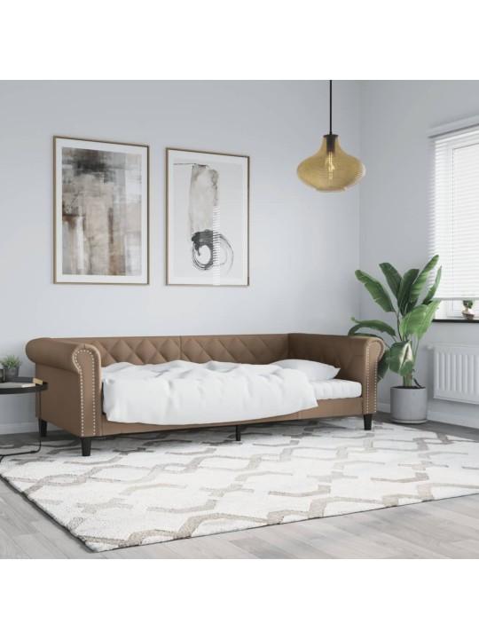 Päevavoodi, cappuccino, 80 x 200 cm, kunstnahk