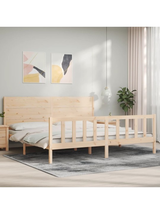 VOODIRAAM ILMA MADRATSITA, 200 X 200 CM, MÄNNIPUIT
