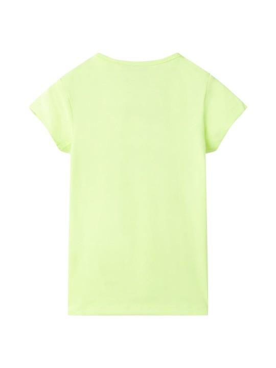 Laste t-särk, fluo kollane, 104