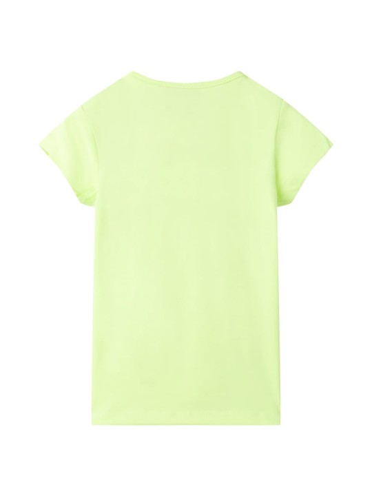 Laste t-särk, fluo kollane, 116