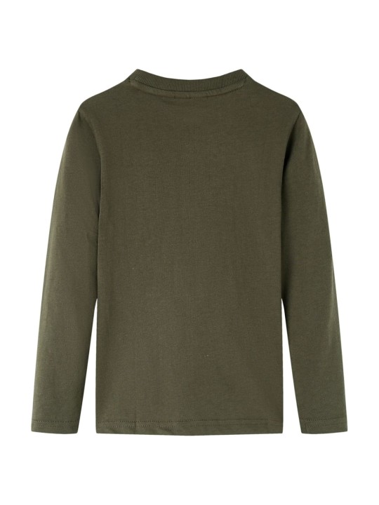 Pikkade varrukatega lastesärk, khaki, 104