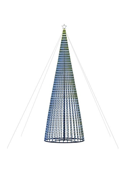 Koonusekujuline valgustusega jõulupuu, 1544 ledi, sinine 500 cm