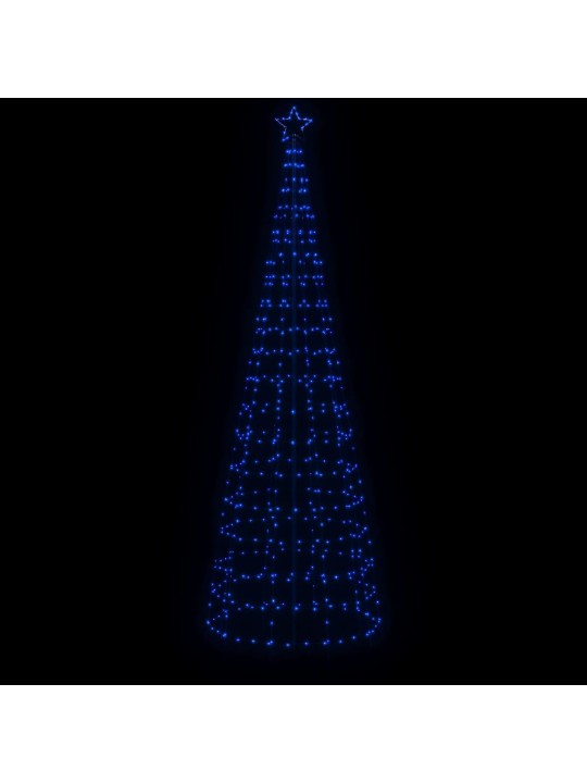 Koonusekujuline valgustusega jõulupuu 570 ledi, sinine, 300 cm