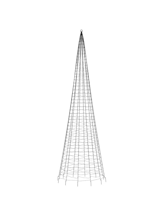 Jõulupuu valgustus vaiaga, sinine, 1534 LEDi, sinine, 500 cm