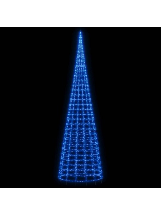 Jõulupuu valgustus vaiaga, sinine, 3000 LEDi, sinine, 800 cm